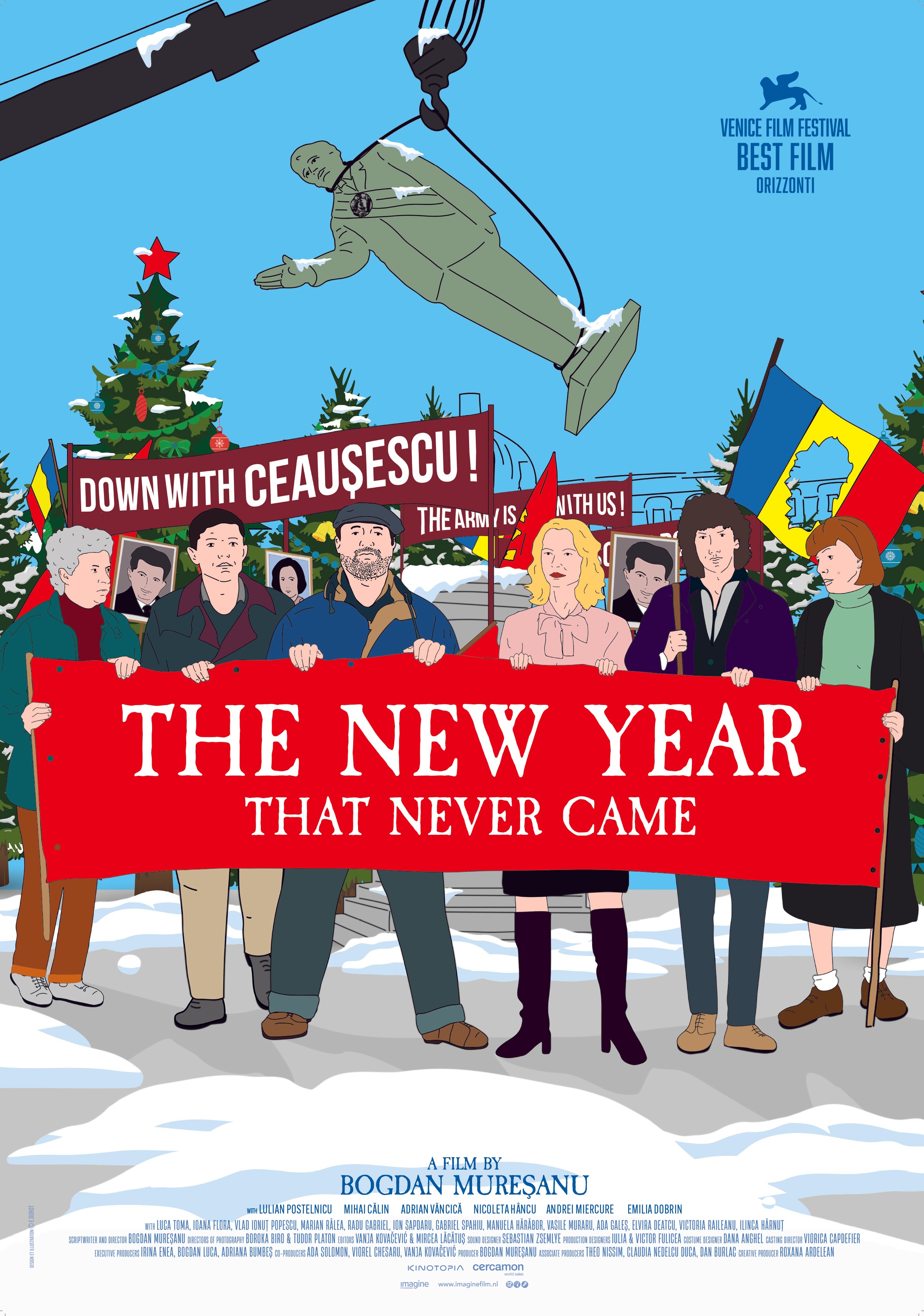 The New Year That Never Came — film poster, directed by Bogdan Mureșanu